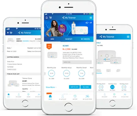 Shop on My Telenor App